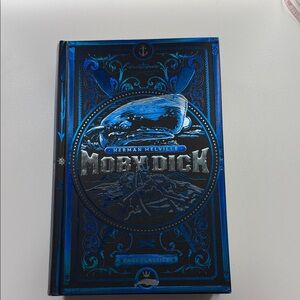 Moby-Dick Classic with Metallic Blue Hardcover